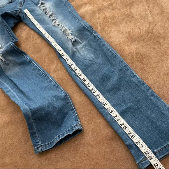 BAMBOO High Rise Stretch Skinny Jeans Size 5 - Picture 13 of 16